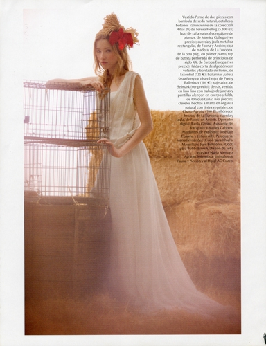 Donna Loos en Romee Strijd  Vogue Spain February 2010  Photographer Estafania Paparelli 